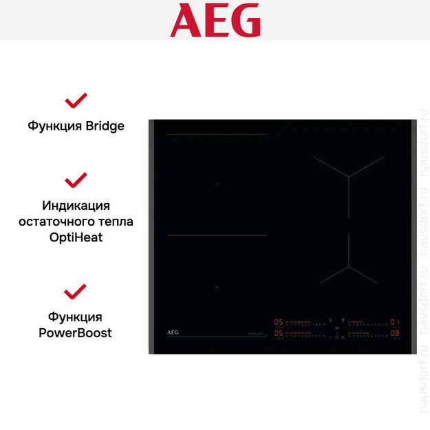 Варочная панель AEG TI64IB10FB (фото 2) Варочная панель AEG TI64IB10FB (preview 2)