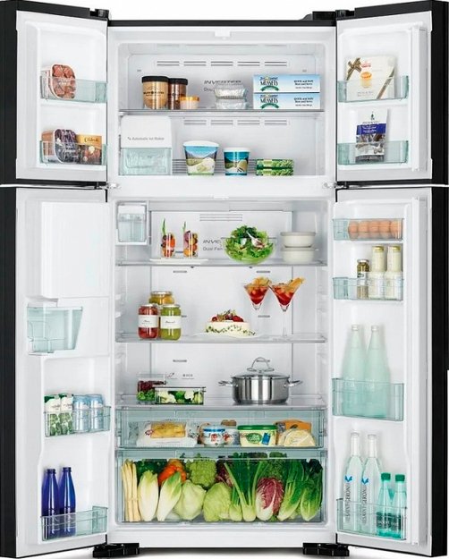 Холодильник Hitachi R-W 660 PUC7X GBW (preview 3)