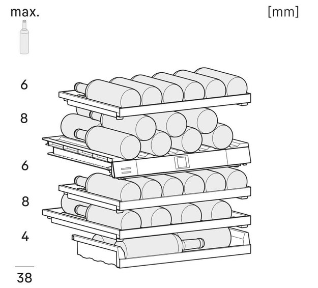 Встраиваемый винный шкаф Liebherr UWpri 3762 Vinidor Selection (preview 6)