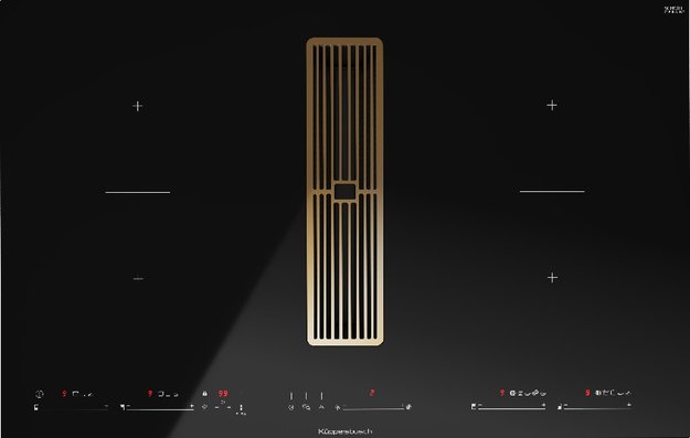 Варочная панель с вытяжкой Kuppersbusch KMI 8590.0 SR Gold (preview 1)