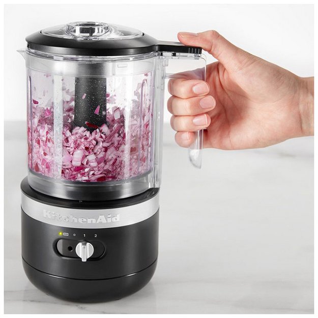 Кухонный мини-комбайн KitchenAid 5KFCB519EBM матовый черный (фото 5) Кухонный мини-комбайн KitchenAid 5KFCB519EBM матовый черный (preview 5)