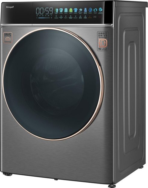 Стиральная машина Weissgauff WM 58411 Direct Drive Inverter Premium Steam Grey (preview 4)