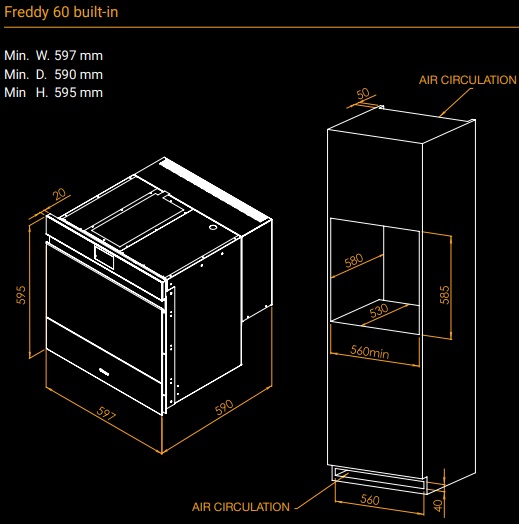 Шкаф шоковой заморозки Irinox Freddy 60 HF602350001 (нержавеющая сталь/черный) (фото 12) Шкаф шоковой заморозки Irinox Freddy 60 HF602350001 (нержавеющая сталь/черный) (preview 12)