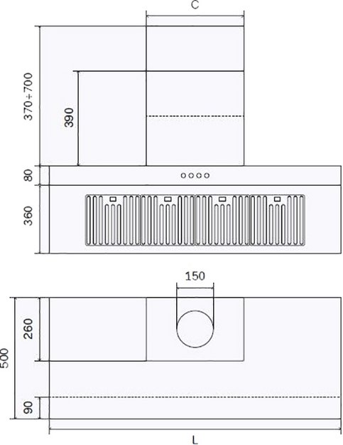 Вытяжка Ilve AGQ120/SS (preview 2)
