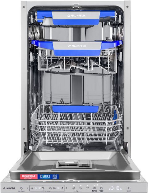 Встраиваемая посудомоечная машина Maunfeld MLP45330T Smart Beam Inverter Wi-Fi (preview 1)