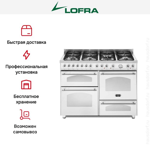 Варочный центр Lofra RBP126SMFET+MFT/2AEO Chrome (preview 2)