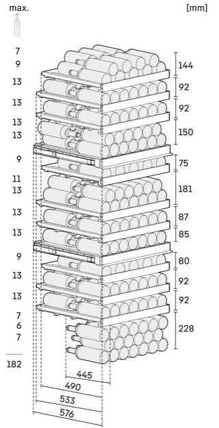 Винный шкаф Liebherr WPgbi 7473 Vinidor Selection (preview 9)