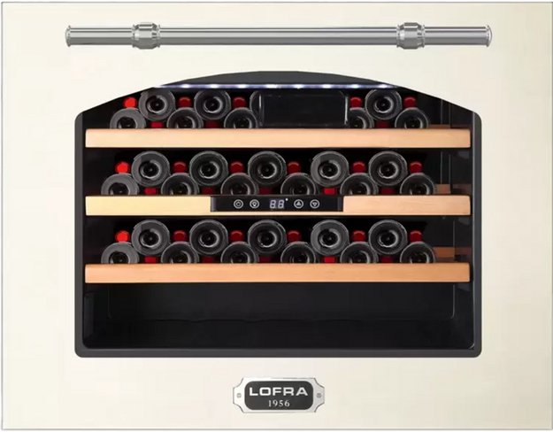 Встраиваемый винный шкаф Lofra ZBRBI24M/R CANTINA 24 AVORIO CROMO (preview 1)