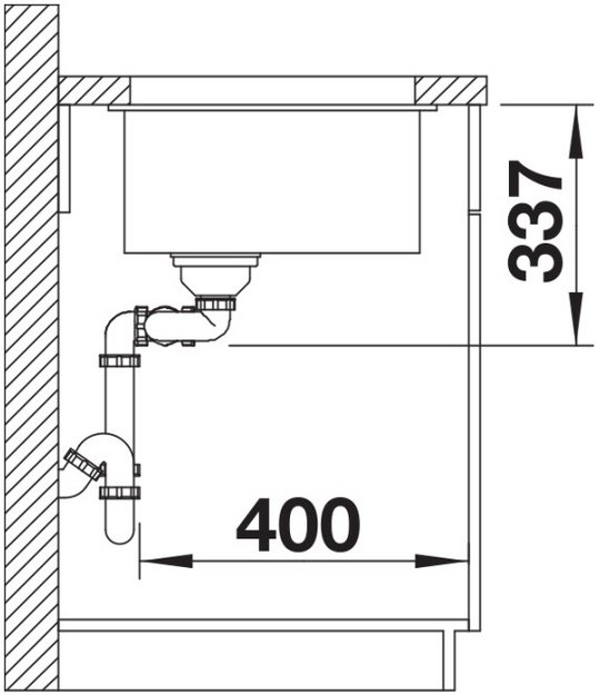 Мойка BLANCO SUBLINE 480/320-U Silgranit кофе (фото 6) Мойка BLANCO SUBLINE 480/320-U Silgranit кофе (preview 6)