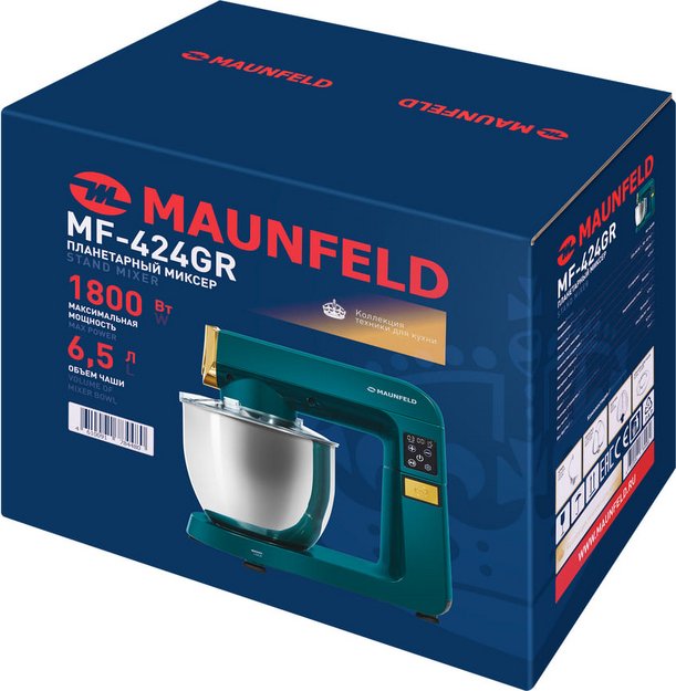 Миксер Maunfeld MF-424GR (фото 10) Миксер Maunfeld MF-424GR (preview 10)