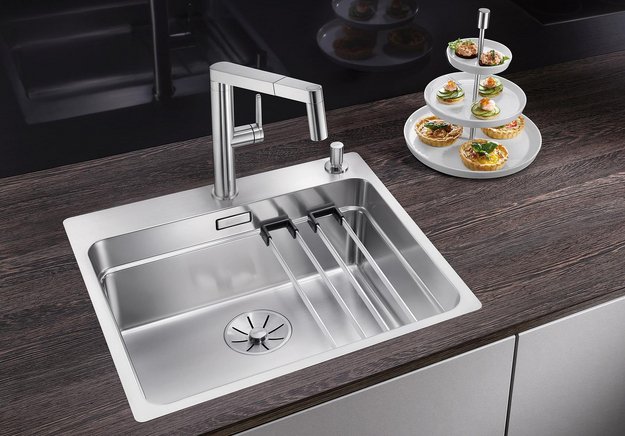 Мойка BLANCO ETAGON 500-IF/A нержавеющая сталь, клапан-автомат (preview 2)