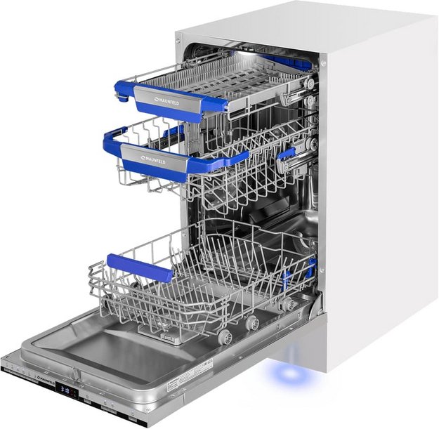 Встраиваемая посудомоечная машина Maunfeld MLP45230 Light Beam Inverter Wi-Fi (фото 7) Встраиваемая посудомоечная машина Maunfeld MLP45230 Light Beam Inverter Wi-Fi (preview 7)