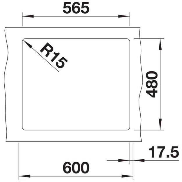 Мойка BLANCO LEGRA 6 Silgranit черный (preview 3)