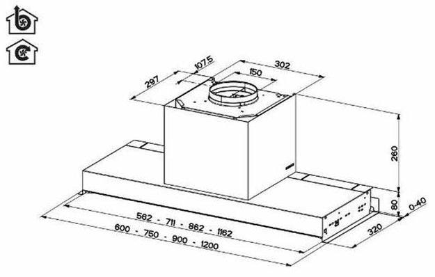 Вытяжка Faber IN-NOVA ZERO DRIP LITE A60 BK (preview 6)
