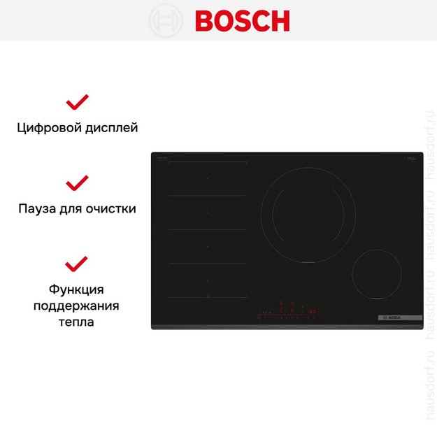 Индукционная варочная панель Bosch PXE831HC1E (preview 6)