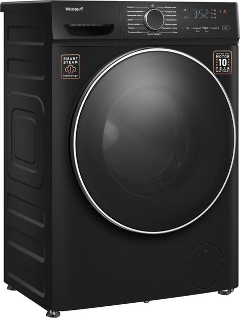 Стиральная машина Weissgauff WM 4627 Touch Inverter Steam Black (preview 3)