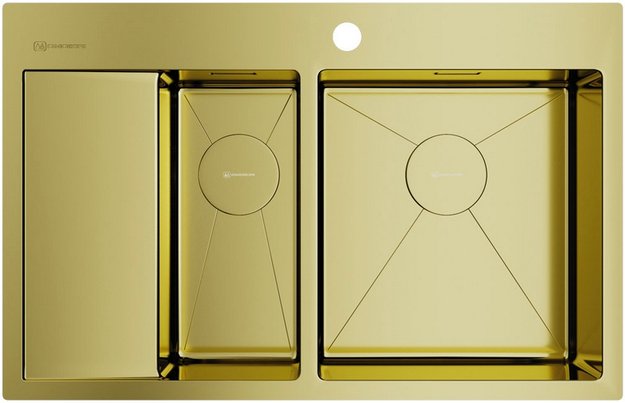 Мойка Omoikiri AKISAME 78-2 LG R new крыло слева (preview 1)