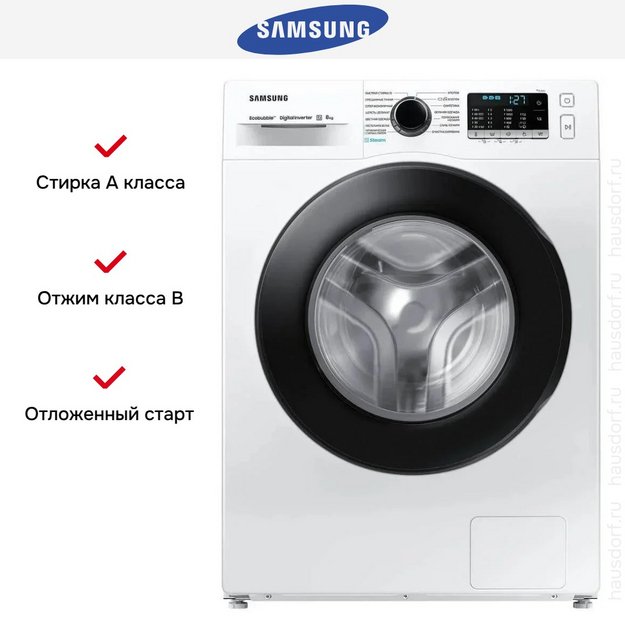 Стиральная машина Samsung WW80AGAS21AELP (preview 10)