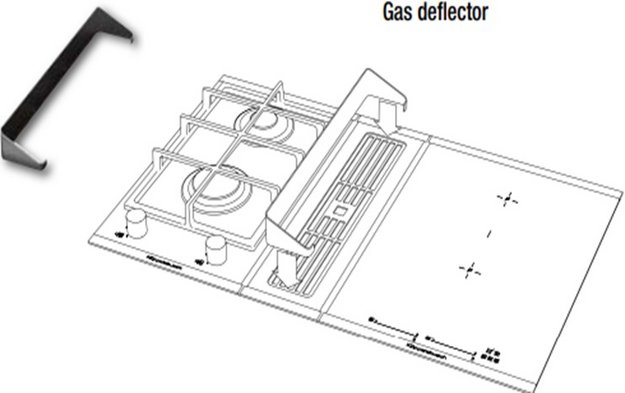 Газовый дефлектор для комбинирования Kuppersbusch ZKM 8053 (preview 1)