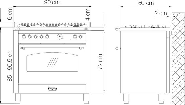Варочный центр Lofra RSG96MFT/CI BRONZE (фото 10) Варочный центр Lofra RSG96MFT/CI BRONZE (preview 10)