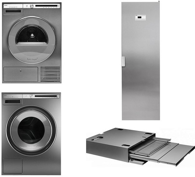 Asko Logic 22 (стиральная машина W4086C.T/3 + сушильная машина T408HD.T.P + сушильный шкаф DC7784 V.S + выдвижная полка HDB1153T) (фото 1) Asko Logic 22 (стиральная машина W4086C.T/3 + сушильная машина T408HD.T.P + сушильный шкаф DC7784 V.S + выдвижная полка HDB1153T) (preview 1)