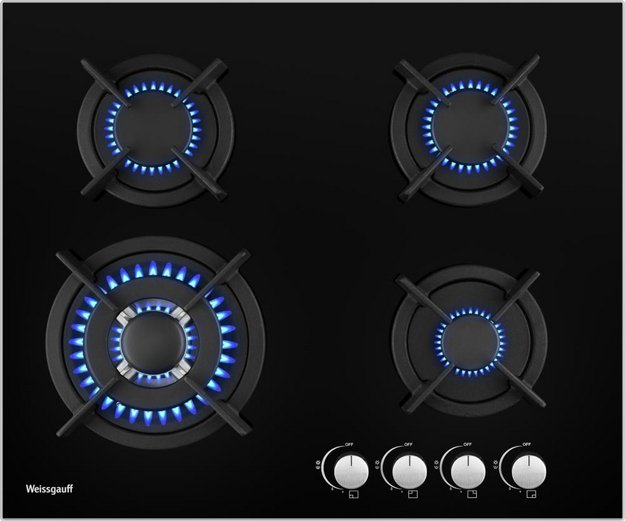 Варочная панель Weissgauff HGG 640 BG Nano Glass (preview 1)