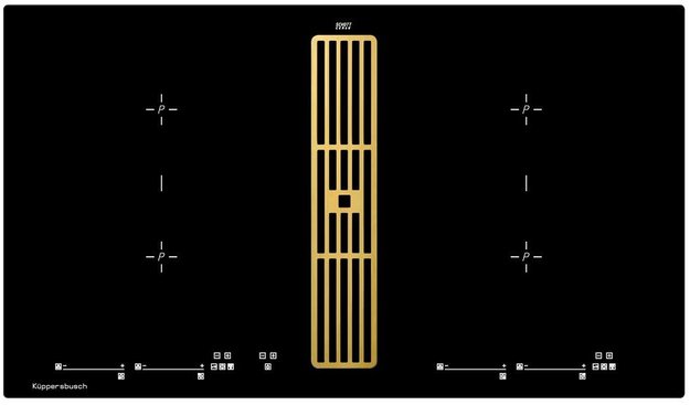 Варочная панель с вытяжкой Kuppersbusch KMI 9800.0 SR Gold (preview 1)