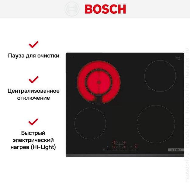 Электрическая варочная панель Bosch PKF631FP3E (preview 5)
