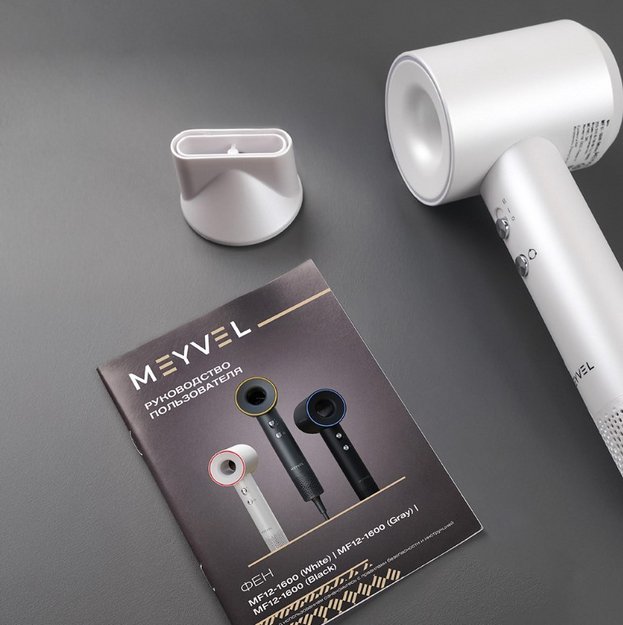 Настенный фен Meyvel MF12-1600 Белый (White) (preview 8)