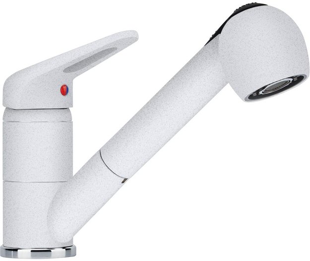 Смеситель Franke Novara Plus с выдвижным шлангом белый (preview 1)