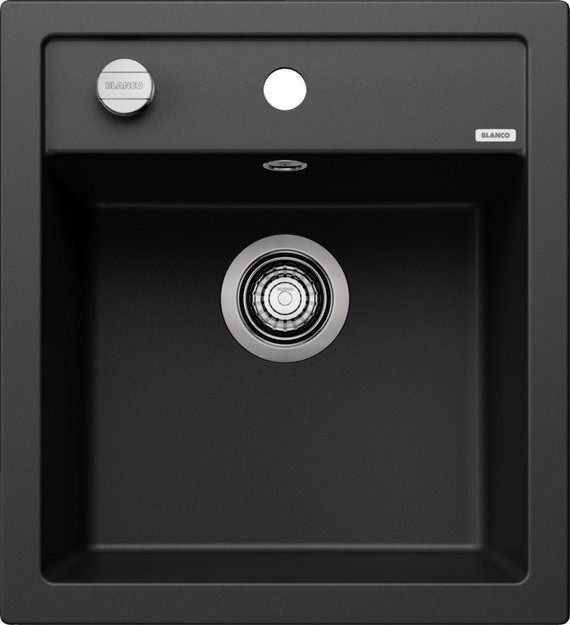 Мойка BLANCO DALAGO 45 Silgranit черный, клапан-автомат (фото 1) Мойка BLANCO DALAGO 45 Silgranit черный, клапан-автомат (preview 1)