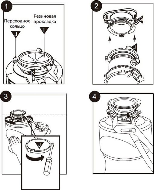 Измельчитель пищевых отходов Haier HDM-1375B (preview 4)