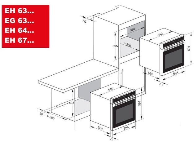 Духовой шкаф Kaiser EH 6432 ELFBE ECO (фото 12) Духовой шкаф Kaiser EH 6432 ELFBE ECO (preview 12)