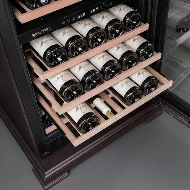 Винный шкаф Meyvel MV77PRO-KBT2 (Тёмный шоколад) (фото 14) Винный шкаф Meyvel MV77PRO-KBT2 (Тёмный шоколад) (preview 14)