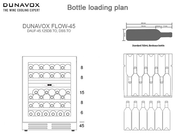 Встраиваемый винный шкаф Dunavox DAUF-45.125DC.TO (фото 1) Встраиваемый винный шкаф Dunavox DAUF-45.125DC.TO (preview 1)