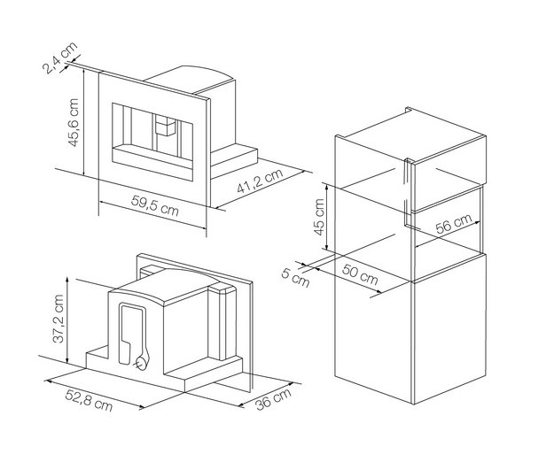 Встраиваемая кофемашина Lofra DolceVita 60 YBRR66T BRONZE (preview 4)