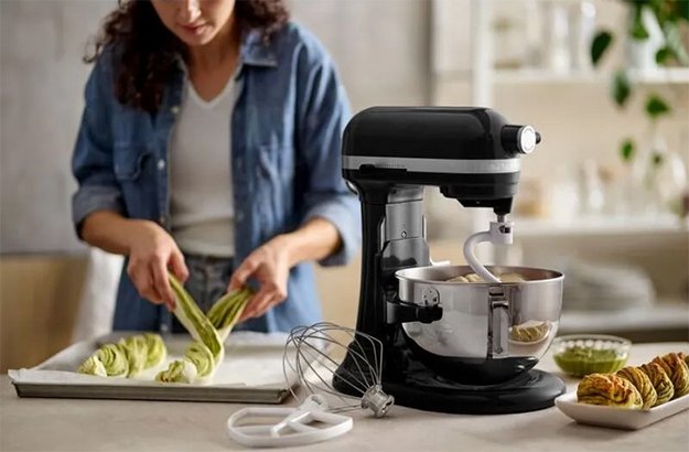 Миксер профессиональный KitchenAid Heavy Duty 5KSM55SXXEOB (фото 7) Миксер профессиональный KitchenAid Heavy Duty 5KSM55SXXEOB (preview 7)