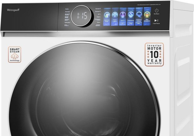 Стиральная машина Weissgauff WM 777 Color Touch Inverter Steam (preview 6)