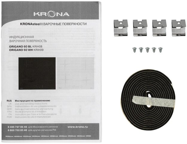 Индукционная варочная панель KRONA ORIGANO 60 WH (фото 6) Индукционная варочная панель KRONA ORIGANO 60 WH (preview 6)