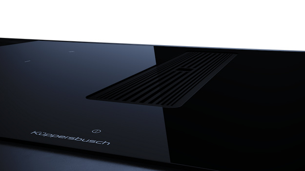 Индукционная варочная панель с вытяжкой Kuppersbusch KMI 8350.0 SR Black Chrome (preview 5)