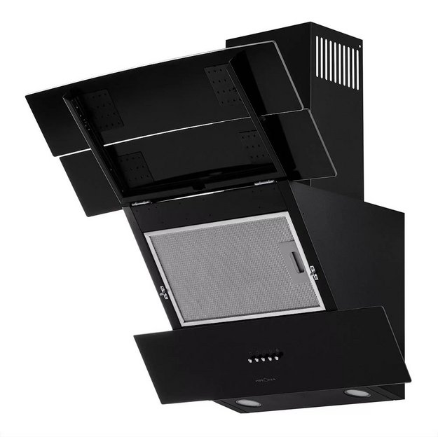 Вытяжка KRONA INGA 600 black push button (фото 3) Вытяжка KRONA INGA 600 black push button (preview 3)