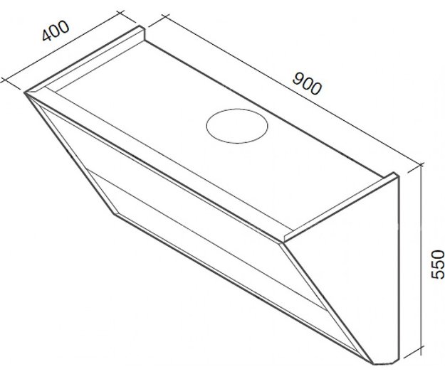 Вытяжка Falmec Gleam 90 ix (800) ECP black (preview 3)