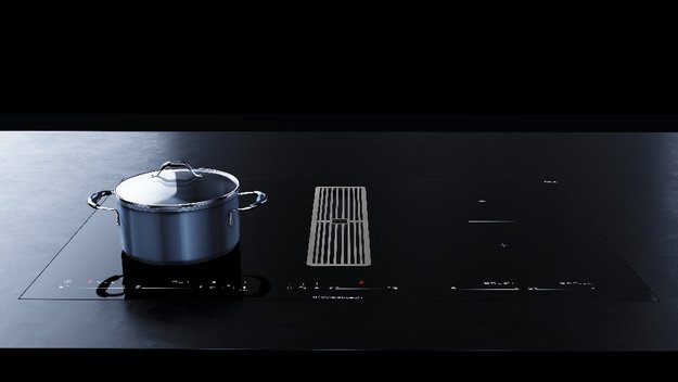 Варочная панель с вытяжкой Kuppersbusch KMI 8590.0 SR Stainless Steel (preview 2)