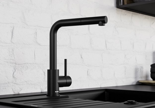 Смеситель Blanco MILA 526657 Silgranit матовый черный (preview 2)