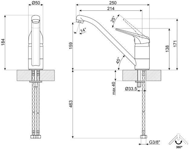 Смеситель Smeg MF11CR3 (preview 2)