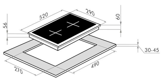 Индукционная варочная панель Maunfeld AVI292BK (preview 12)