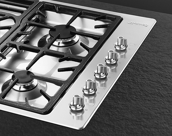 Набор ручек для варочных поверхностей Smeg Linea 6MP1PGF (фото 2) Набор ручек для варочных поверхностей Smeg Linea 6MP1PGF (preview 2)