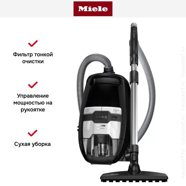 Пылесос Miele Blizzard CX1 Comfort PowerLine SKMF5 черный (preview 9)