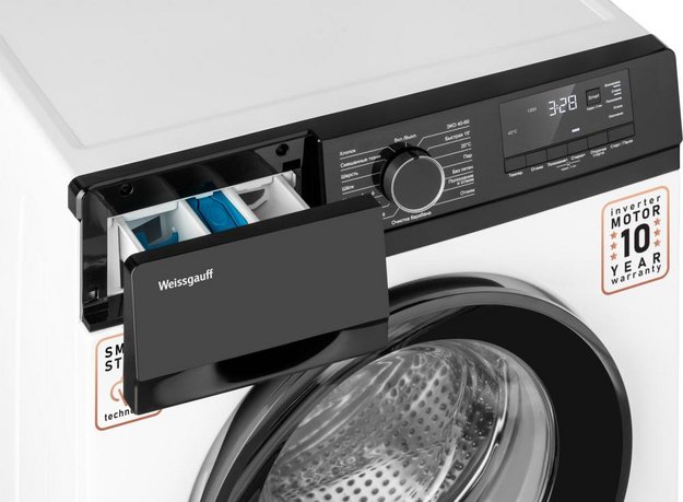 Стиральная машина Weissgauff WM 45127 DC Inverter Steam (preview 8)