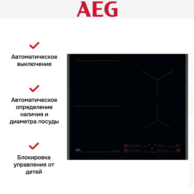 Варочная панель AEG TI64IB10FB (фото 3) Варочная панель AEG TI64IB10FB (preview 3)